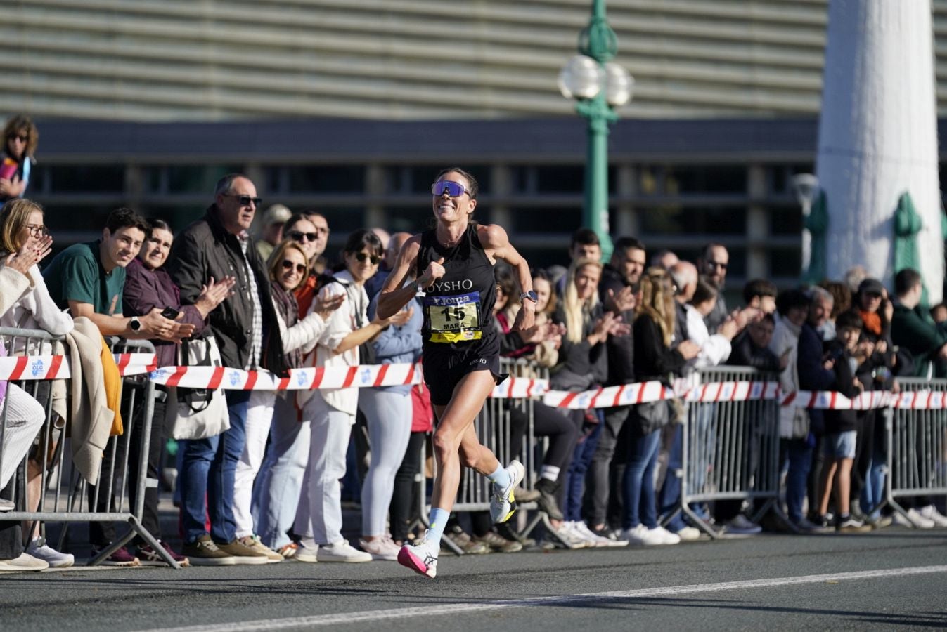 La Behobia - San Sebastián, a su paso por el Kursaal donostiarra
