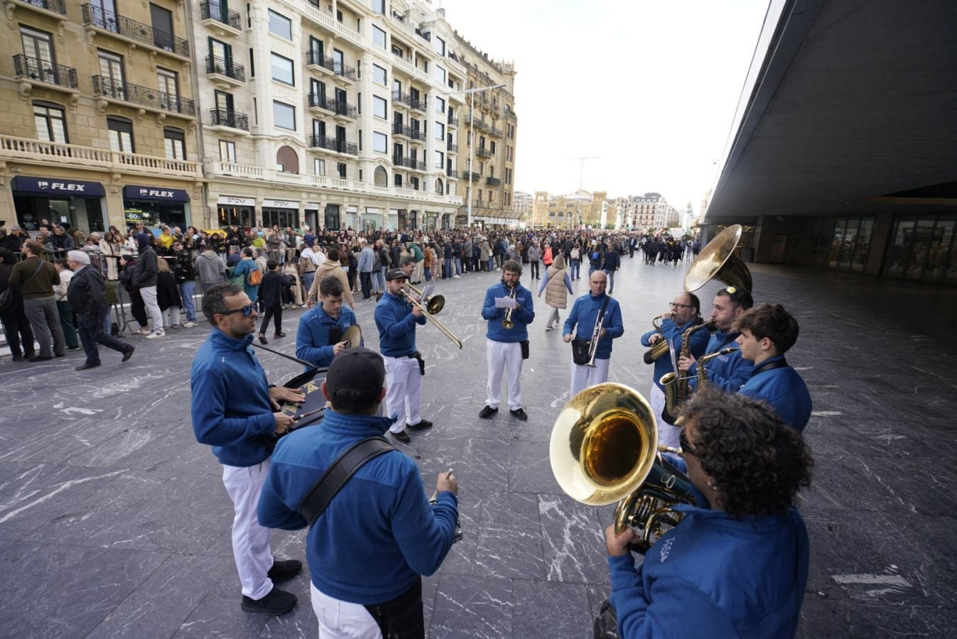 La Behobia - San Sebastián, a su paso por el Kursaal donostiarra