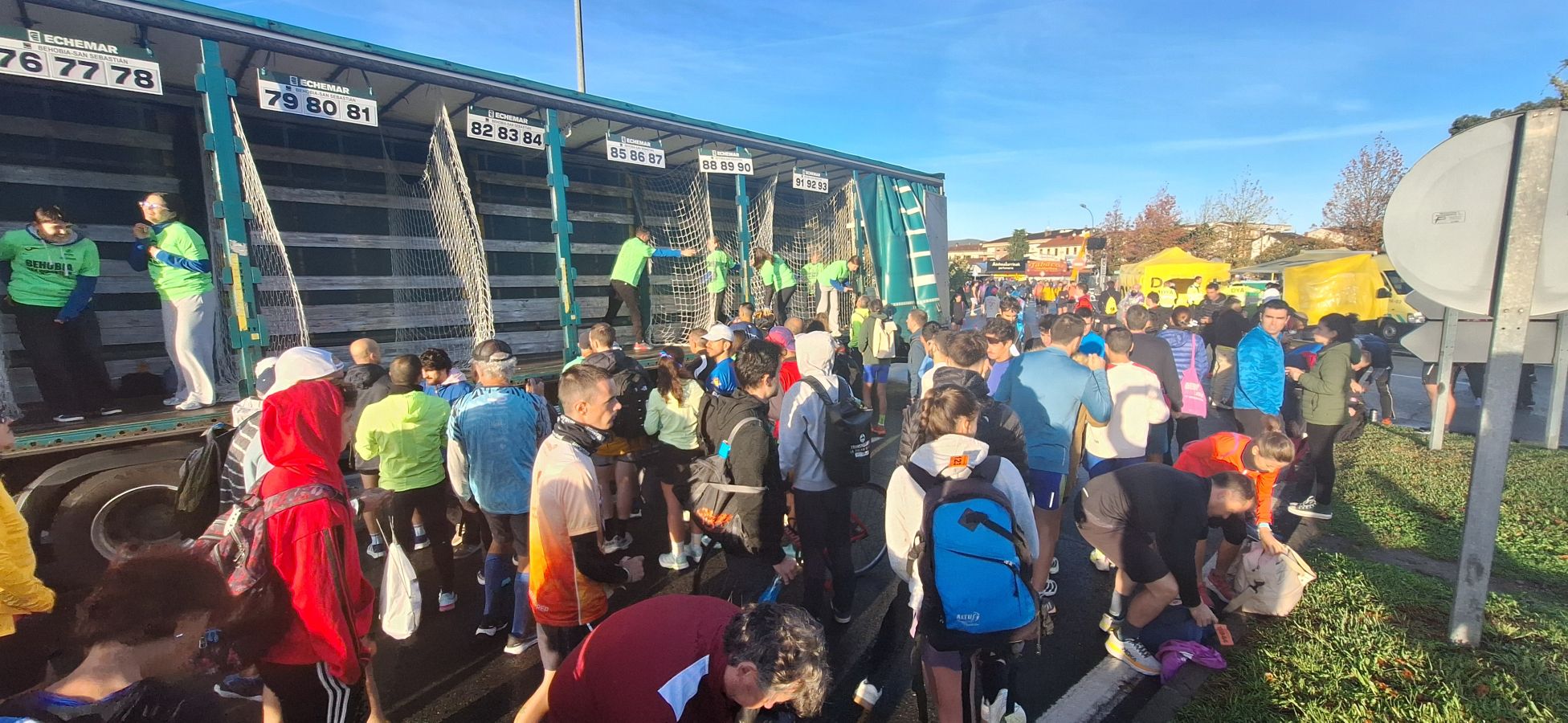 Las salida de la Behobia - San Sebastián, en imágenes