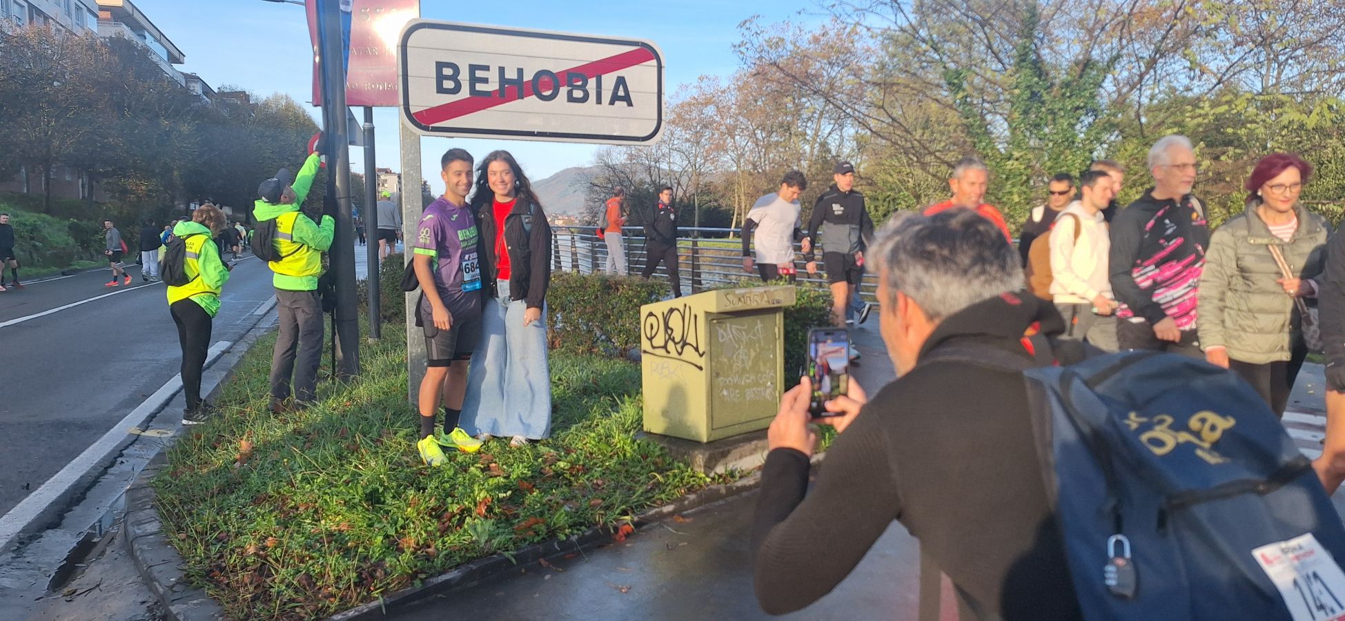 Las salida de la Behobia - San Sebastián, en imágenes
