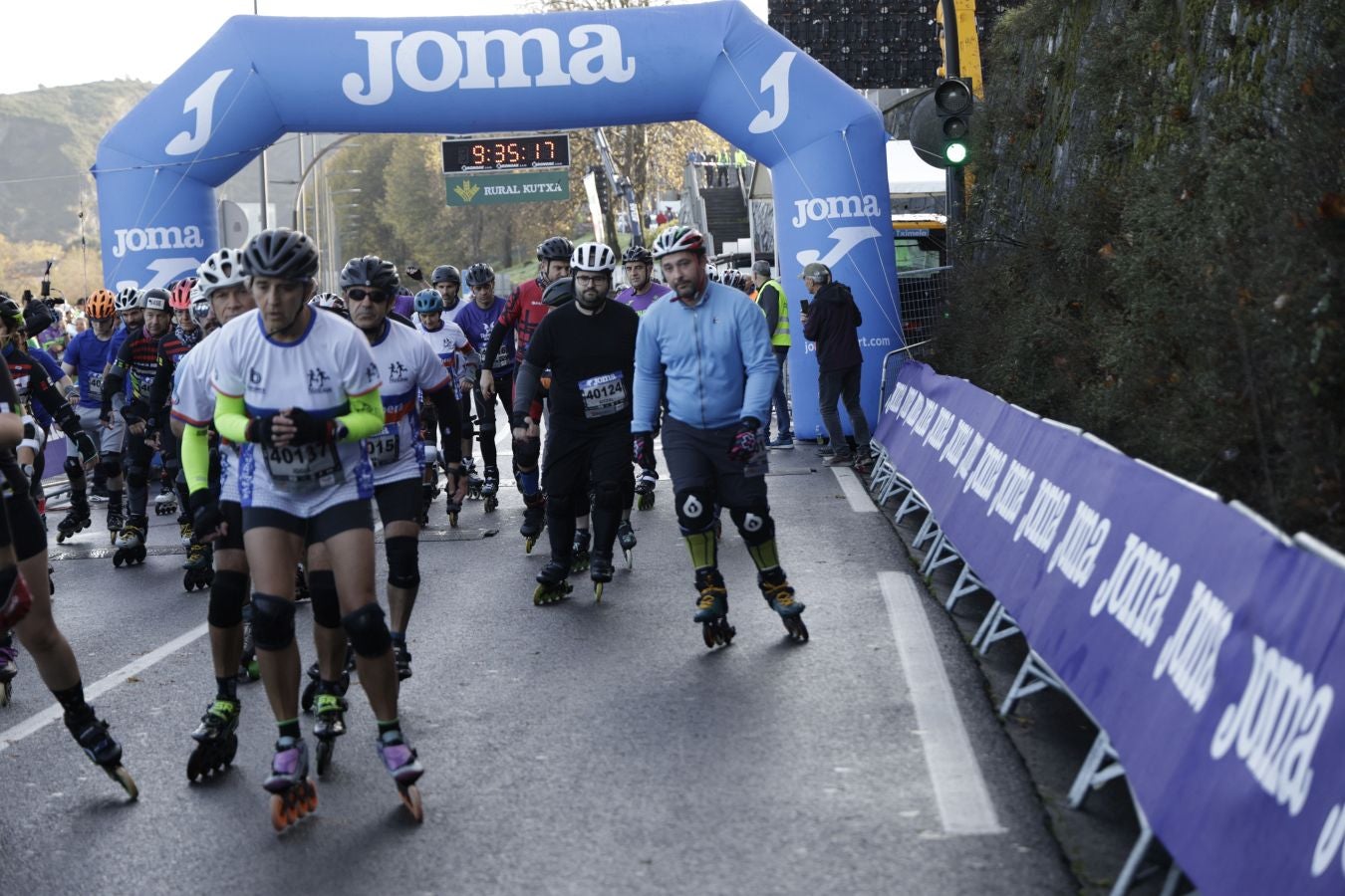 Las salida de la Behobia - San Sebastián, en imágenes