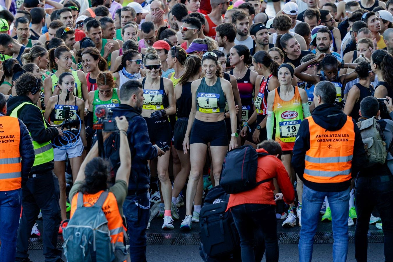 Las salida de la Behobia - San Sebastián, en imágenes