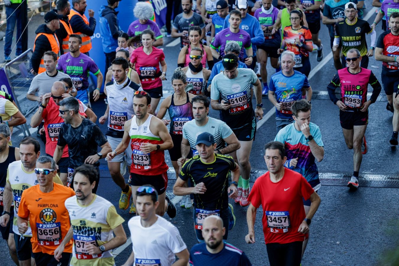 Las salida de la Behobia - San Sebastián, en imágenes