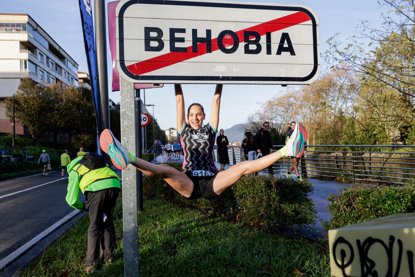Las salida de la Behobia - San Sebastián, en imágenes
