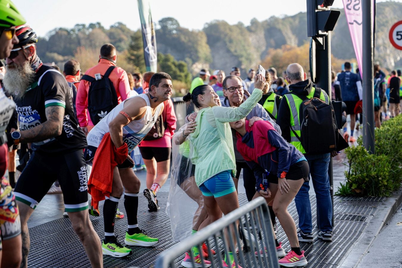 Las salida de la Behobia - San Sebastián, en imágenes