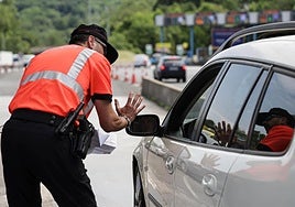 Un control de la Ertzaintza