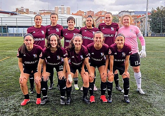 Alineación del Mariño Real Unión en el partido contra Bilboko Artizarrak.