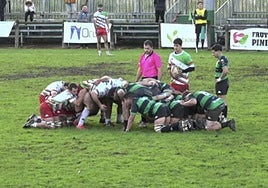 Imagen del partido jugado ante el Pozuelo.