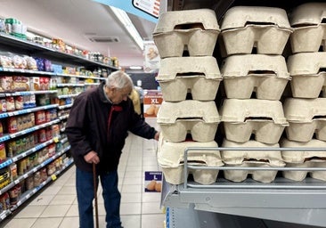 El precio de los huevos se dispara en plena crisis por la gripe aviar y baja el aceite