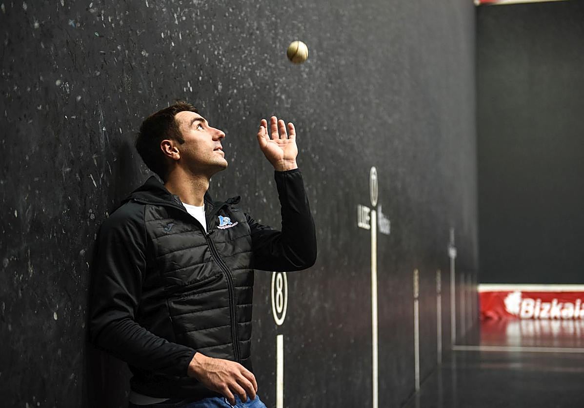 Peio Etxeberria, en el Bizkaia, sede mañana de la final.