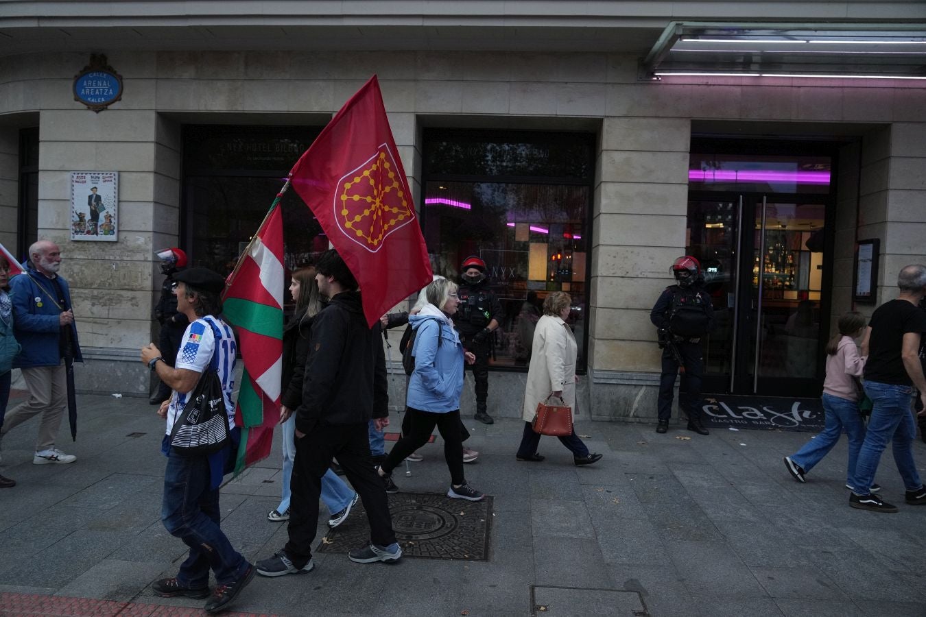 Las imágenes de las manifestaciones de Bilbao