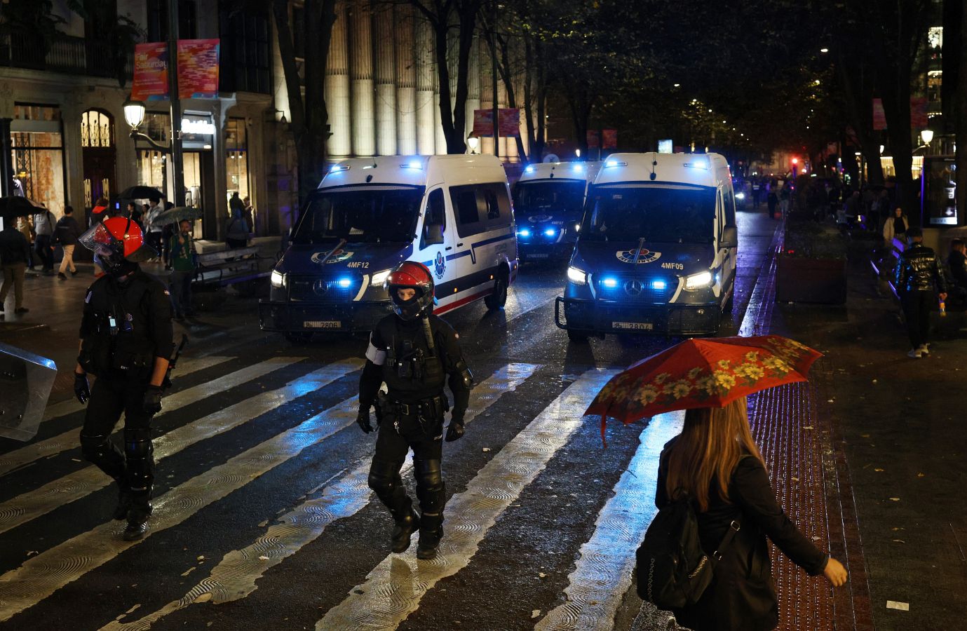 Las imágenes de las manifestaciones de Bilbao
