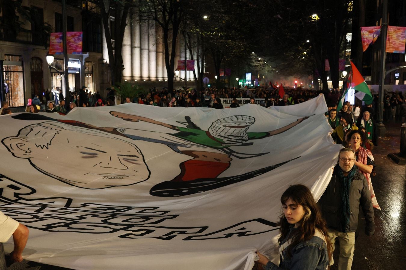 Las imágenes de las manifestaciones de Bilbao