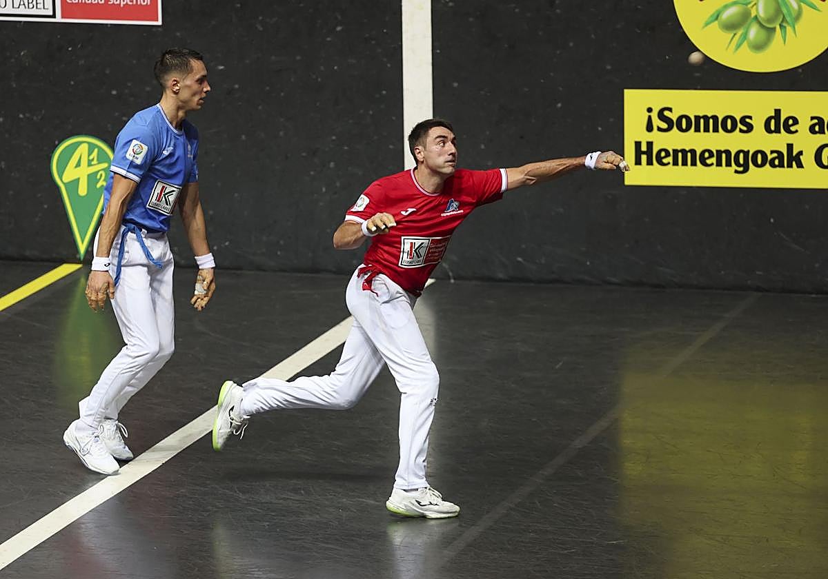 Fotos de la final del Cuatro y Medio: Etxeberria y Zabala