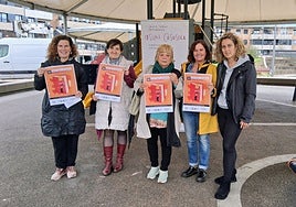 Oihana Llorente, Ainara Maia, Asun Casasola, Maite Vergara y Miren Lantz.