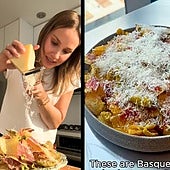 Dos versiones de los nachos vascos que se están popularizando en Estados Unidos.