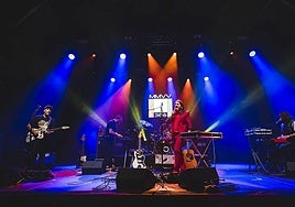 Imagen de una actuación de Rüdiger para presentar el EP 'Wild Cotton Glow'.