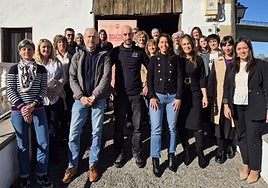 La mesa de turismo, en Iparragirre