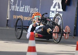 «Será mi primer maratón en handbike»