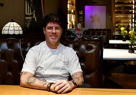 Paulo Airaudo en el actual Amelia, en el hotel Villa Favorita.