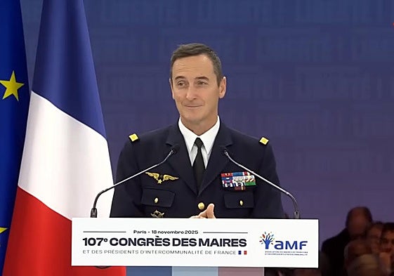 general Fabien Mandon, jefe del Estado Mayor de las Fuerzas Armadas de Francia