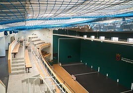 El frontón Labrit de Pamplona se encuentra actualmente cerrado y en obras. Su reapertura está calculada para marzo.