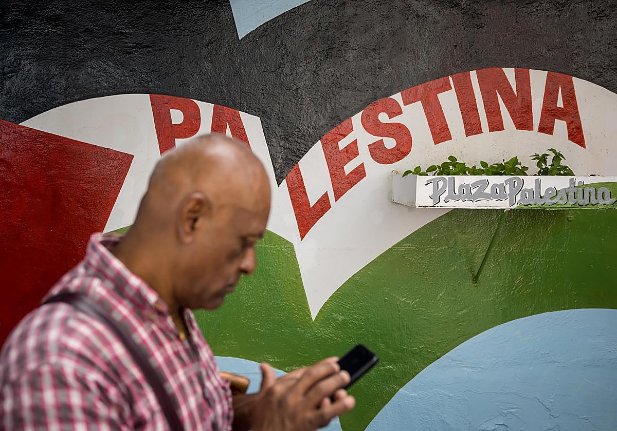 El frontón Galarreta se suma a las movilizaciones en todo el mundo en contra del genocidio.