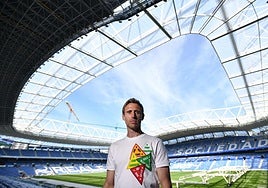 Nacho Monreal, en una imagen de archivo en el interior de Anoeta.