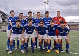 El equipo de Regional de Honor en su último partido.