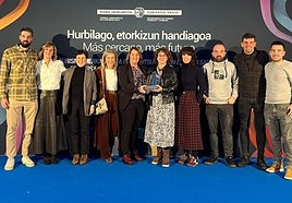 Bertan Merkatari Elkarteak Euskadiko Merkataritza Eremuen Dinamizazio Saria jaso du