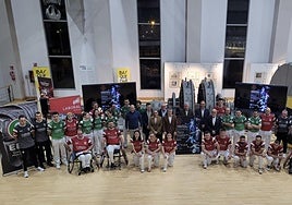 Los integrantes de la Euskal selekzioa.