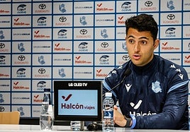 Ruiz, durante la rueda de prensa.