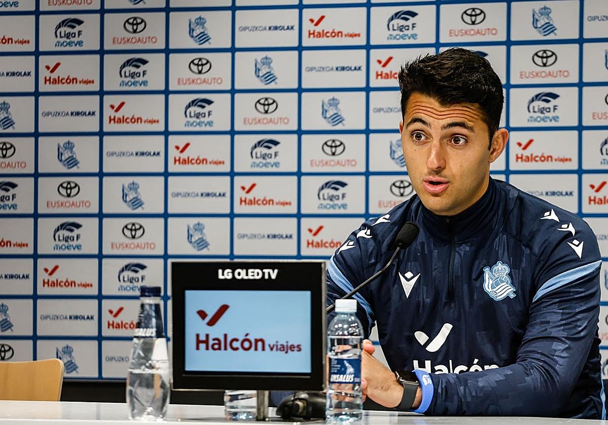 Ruiz, durante la rueda de prensa.