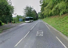 Un herido tras la colisión de tres vehículos en la GI-2132 en Hernani