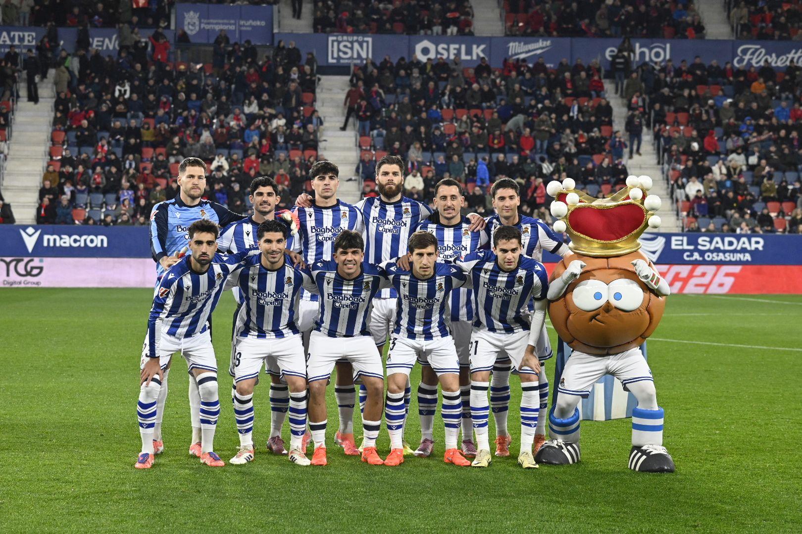 Las mejores imágenes del Osasuna - Real Sociedad