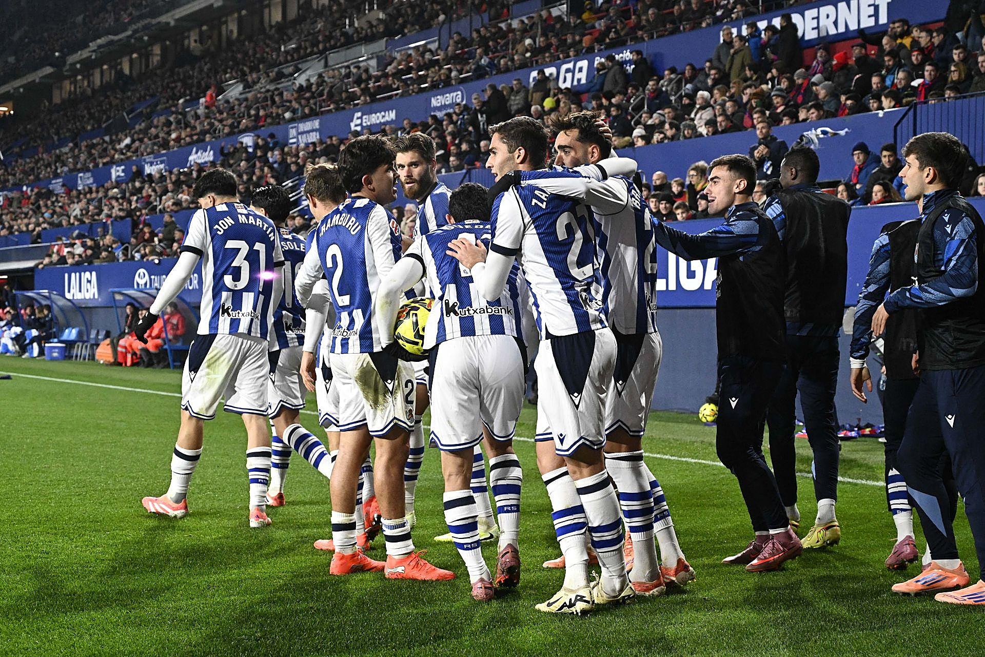 Las mejores imágenes del Osasuna - Real Sociedad