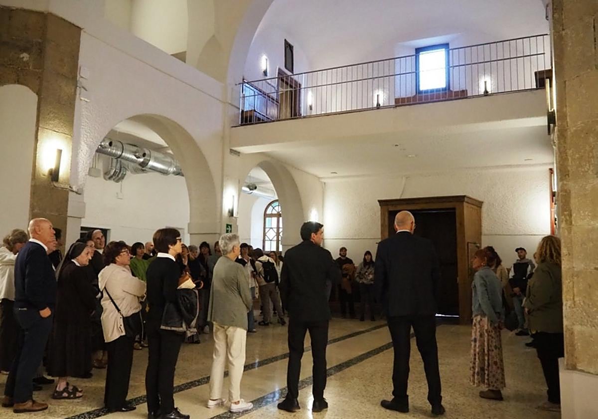 Visita realizada el día de la reapertura del convento.