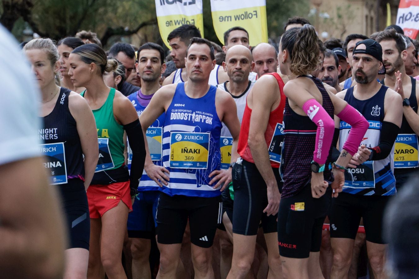 Los 42 kilómetros de la Zurich Maratón, en imágenes