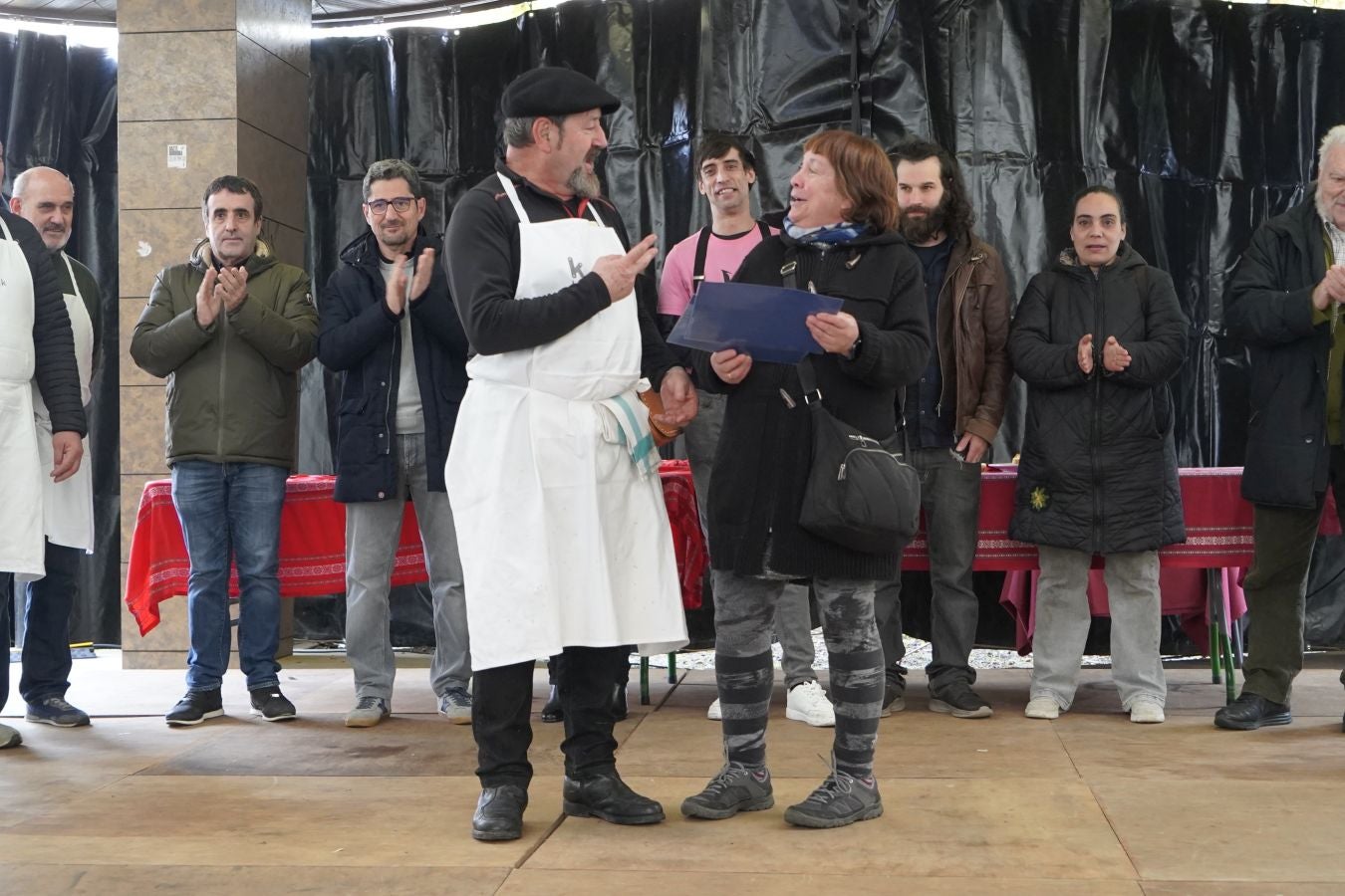 Odolkia, babarrunak eta ardoa nagusi Ormaiztegin