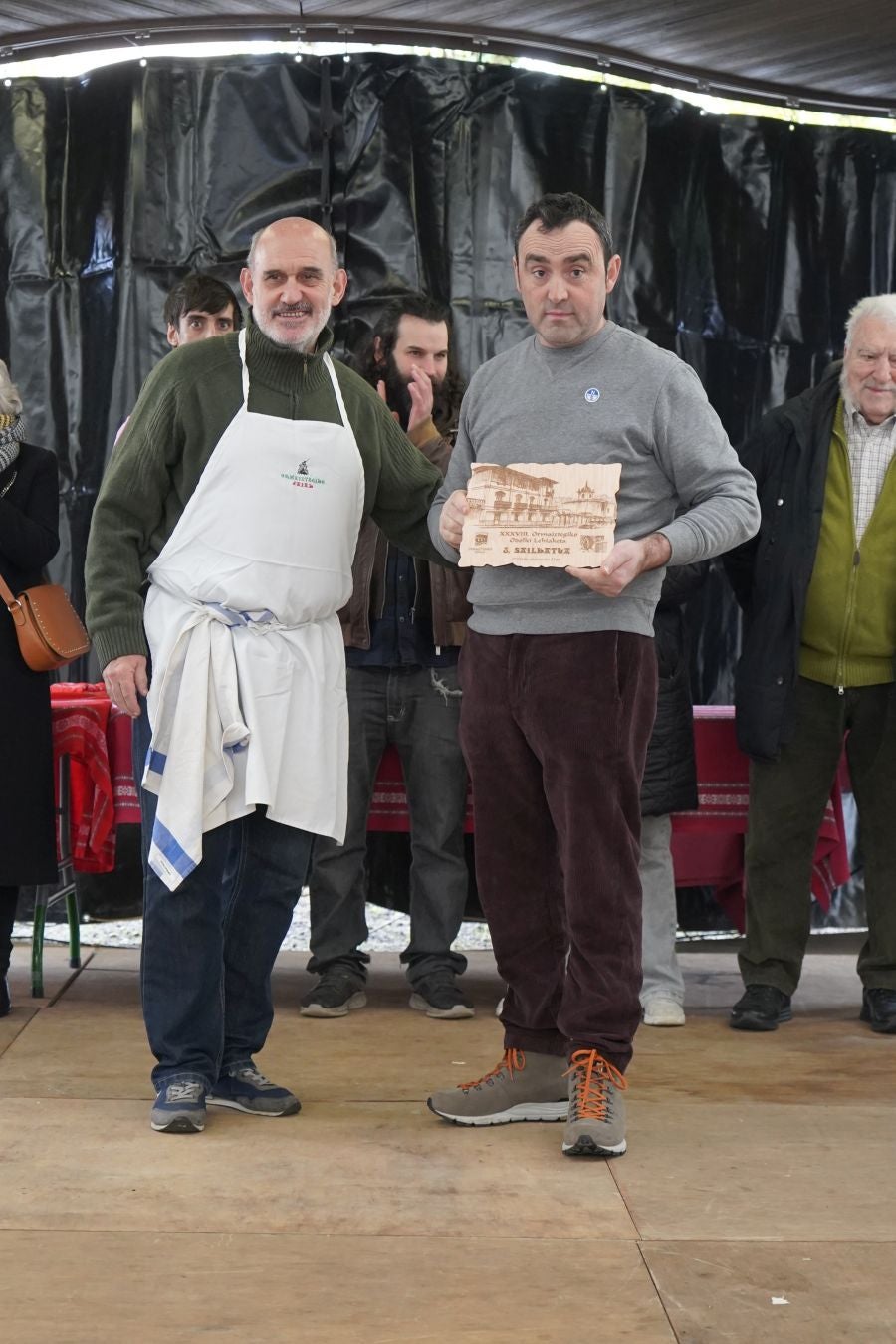 Odolkia, babarrunak eta ardoa nagusi Ormaiztegin