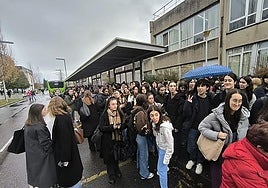 Suspendidas las clases en el campus de Leioa por una avería en la red de agua