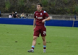 El beasaindarra Xabier Monreal fue titular en el choque ante el Gernika de la última jornada.