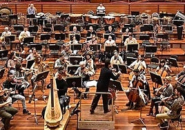 Euskadiko Orkestra visita Barcelona en un intercambio con la Simfònica catalana