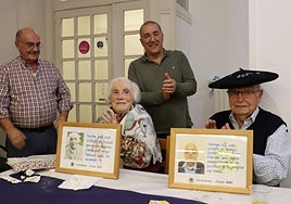 Itxaropena rinde homenaje a Emilia Altuna y Santi García