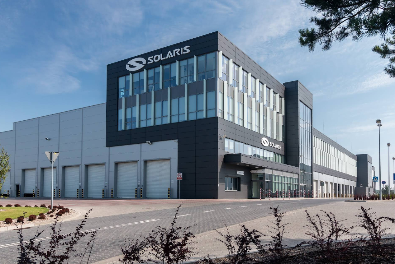 Vista de las instalaciones de Solaris en Polonia.