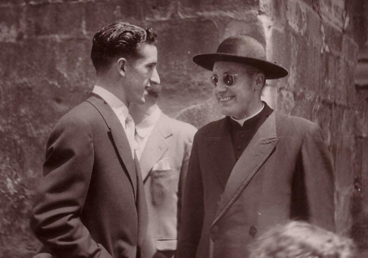 Don José María Arizmendiarrieta llegó a Arrasate en 1941.