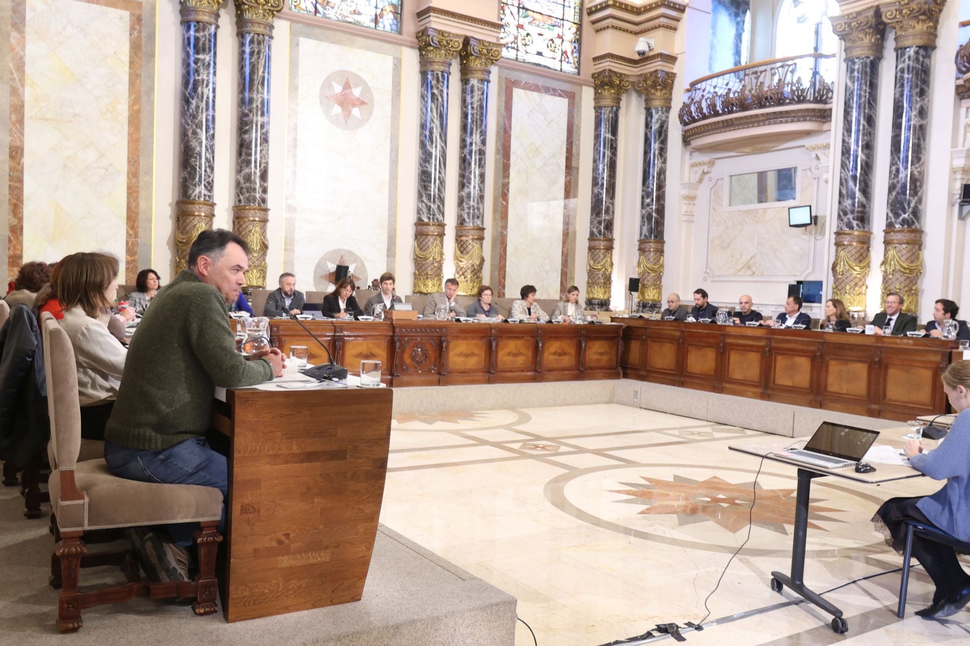 Un momento de la sesión en la que se aprobaron los Presupuestos municipales 2026.