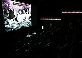 La proyección de 'Revive Ipuskoa', en imágenes