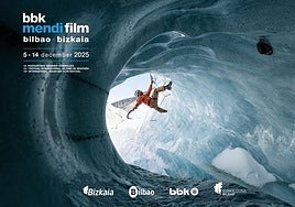 Cartel de la edición de este año del BBK Mendi Film Bilbao Bizkaia que comienza el próximo viernes.