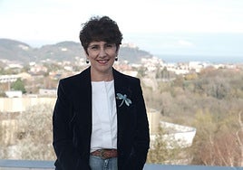 Maribel Vaquero en las instalaciones de DV.